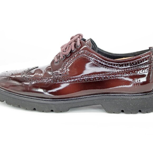 Cole Haan American Classics  Deep Burgundy Brush-Off-Black Longwing Oxford main image 7